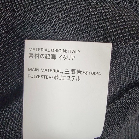 OUR LEGACY Knitted Cropped T-Shirt Women's Sz 38 Small Black Performance Poly - Picture 6 of 10